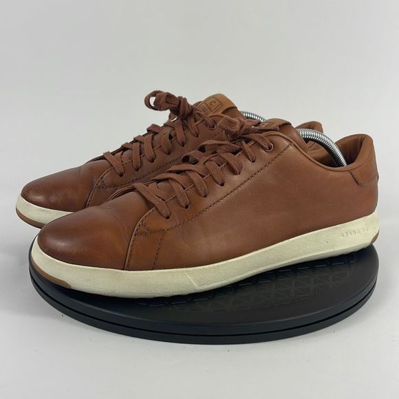 Cole Haan Other - Cole Haan GrandPro Brown Leather Tennis Shoes G22685 Men’s Size 10.5